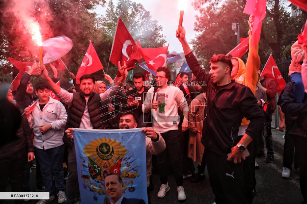Celebration Erdogan's Victory After Election - Kahramanmaras