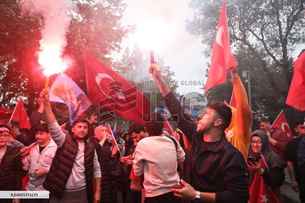 Celebration Erdogan's Victory After Election - Kahramanmaras
