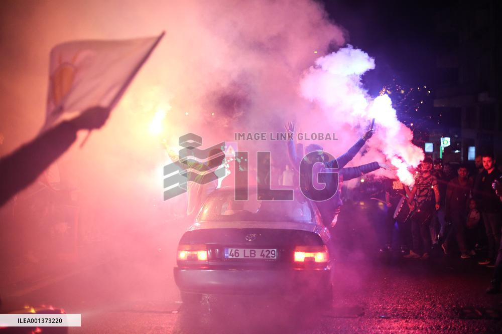 Celebration Erdogan's Victory After Election - Kahramanmaras