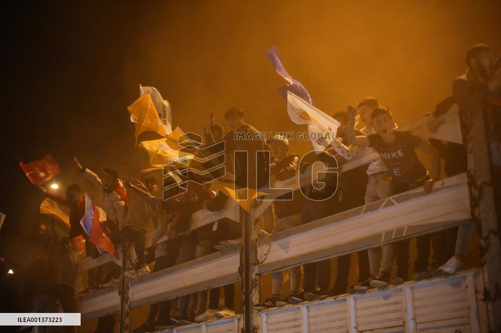 Celebration Erdogan's Victory After Election - Kahramanmaras