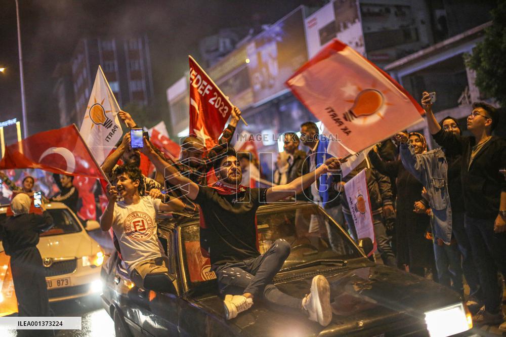 Celebration Erdogan's Victory After Election - Kahramanmaras