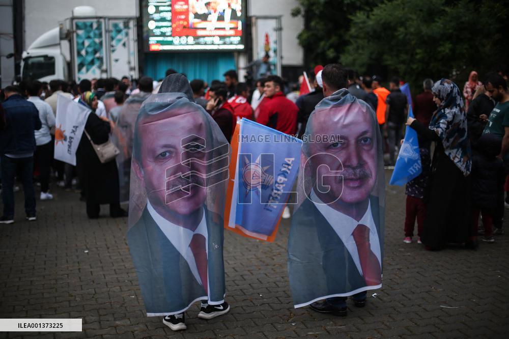 Celebration Erdogan's Victory After Election - Kahramanmaras