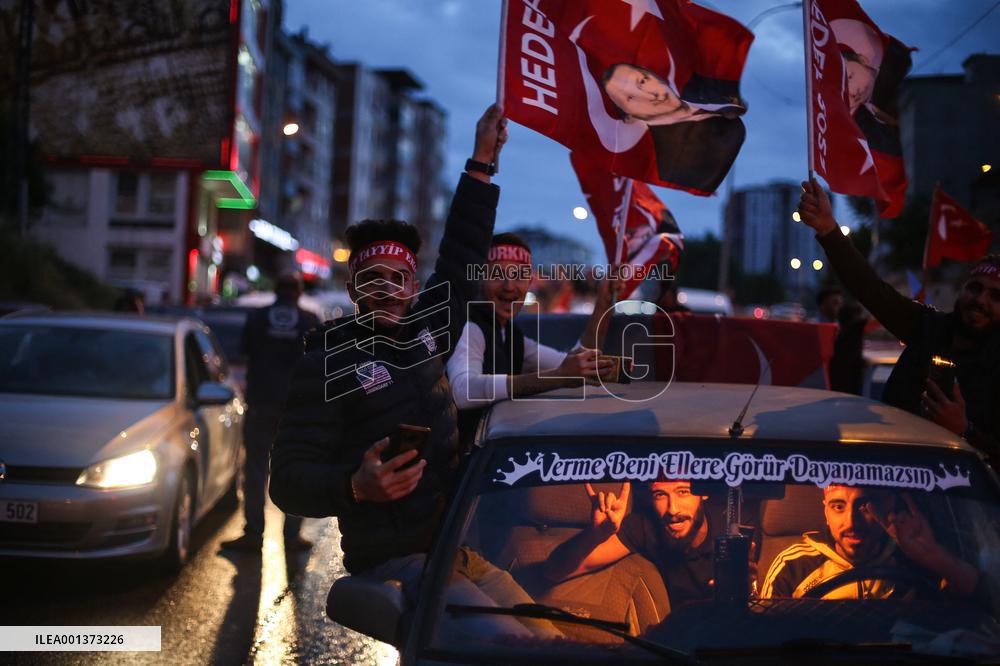 Celebration Erdogan's Victory After Election - Kahramanmaras