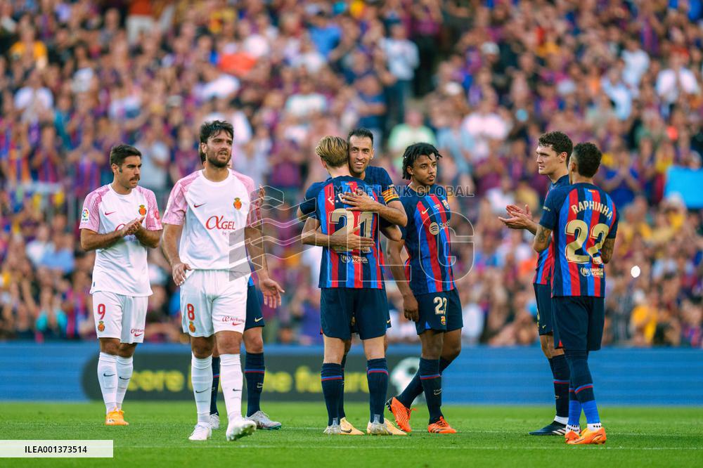 (SP)SPAIN-BARCELONA-FOOTBALL-SPANISH LEAGUE-BARCELONA VS RCD MALLORCA