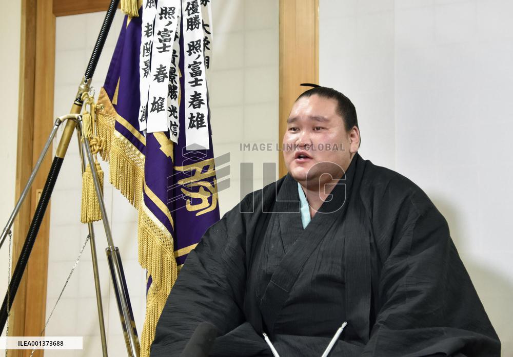 Sumo: Summer tourney winner Terunofuji