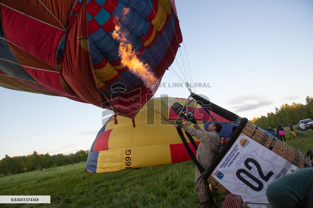 RUSSIA-LENINGRAD OBLAST-HOT AIR BALLOON-CHAMPIONSHIP