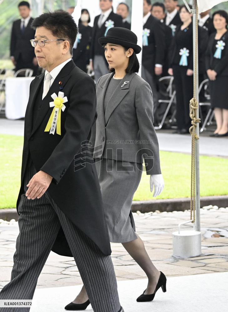 Memorial service for Japan's war dead