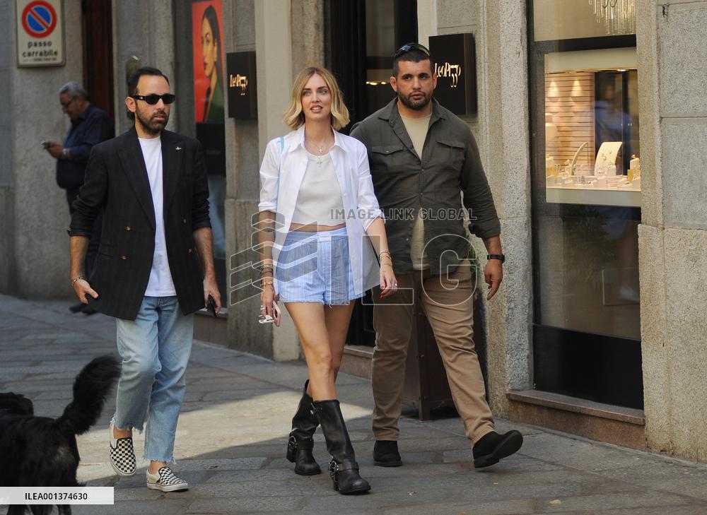 Chiara Ferragni Out And About - Milan