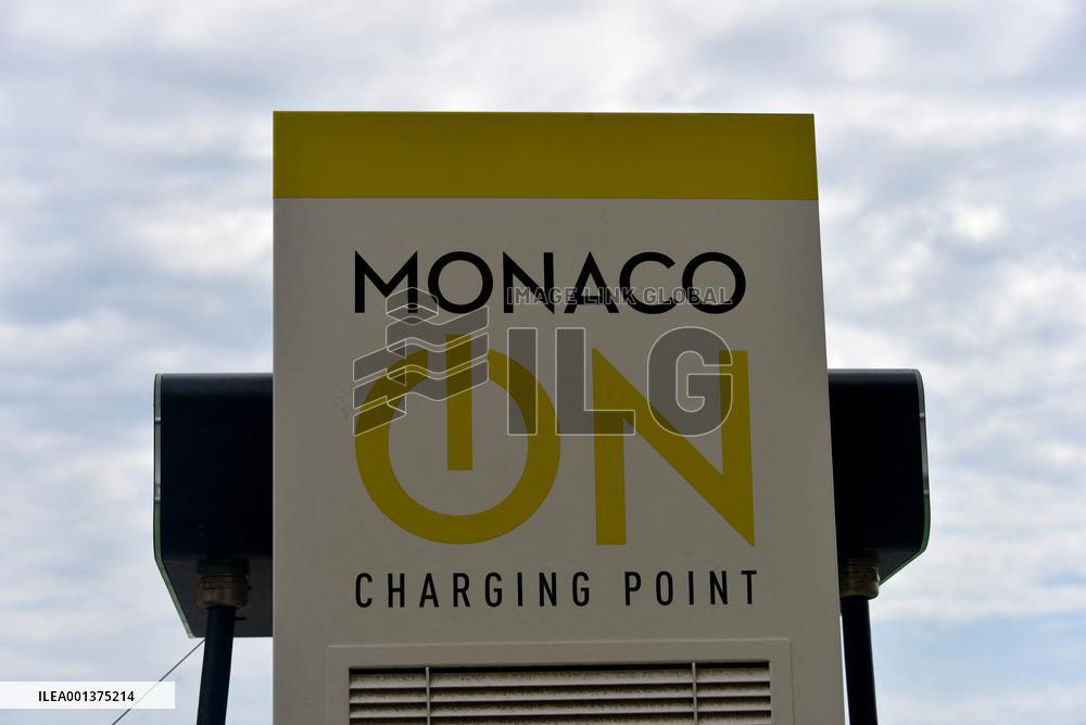 Illustration Charging Station For Electric Vehicles - Monaco