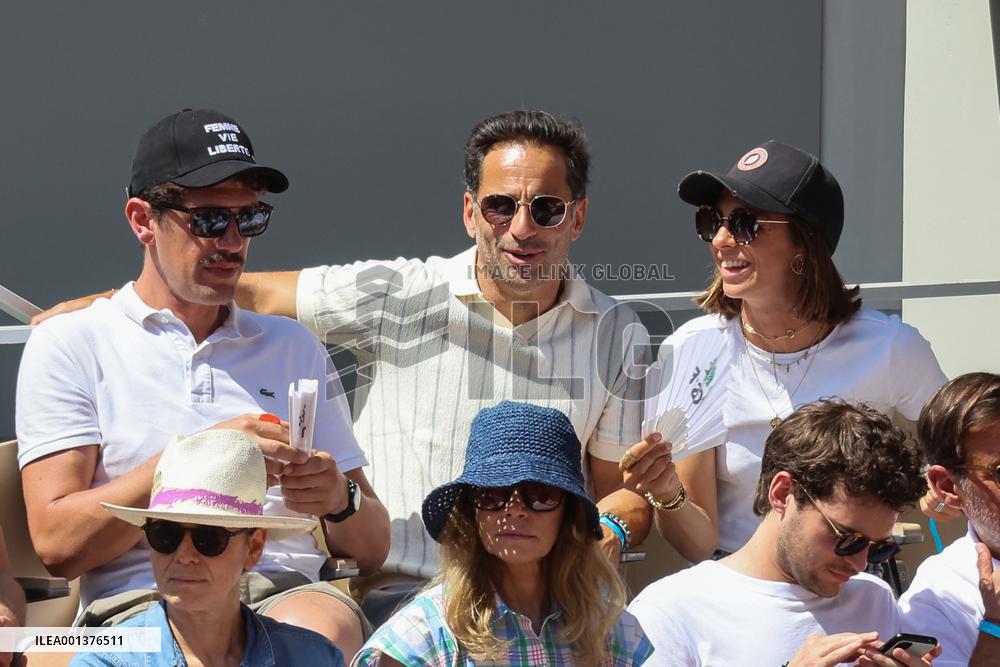Roland Garros 2023 - Celebrities In The Stands - Day 2 NB