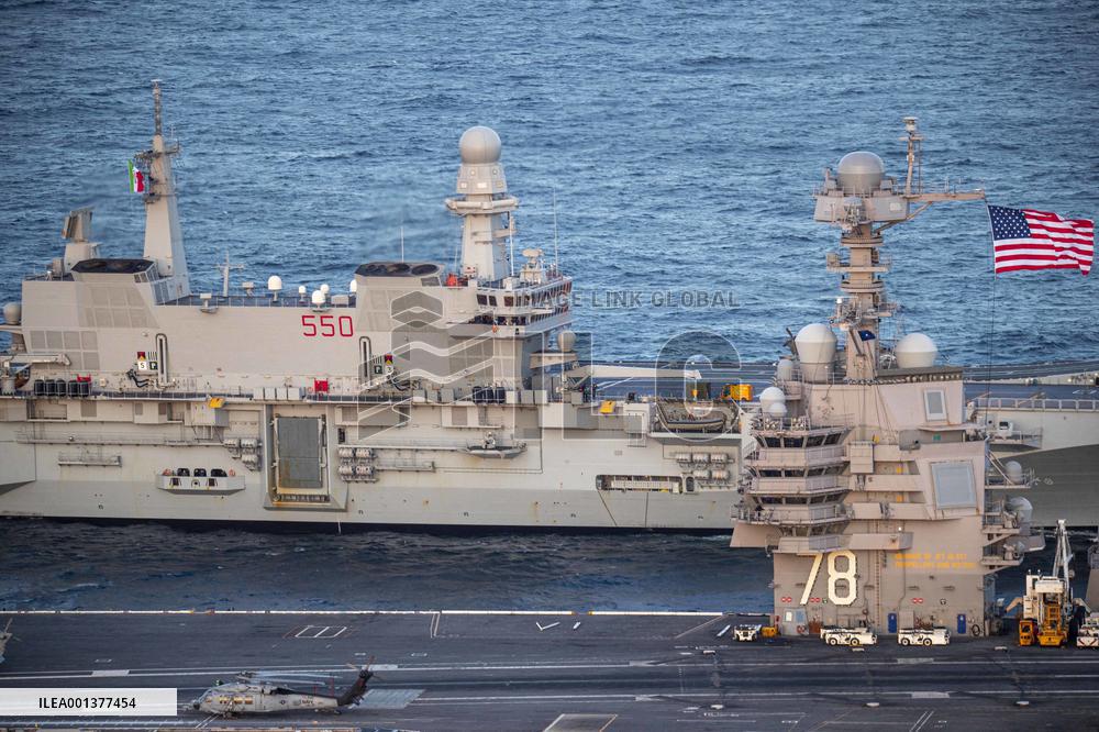 USS Gerald R. Ford The Lead Ship Of Her Class Of US Navy Aircraft Carriers