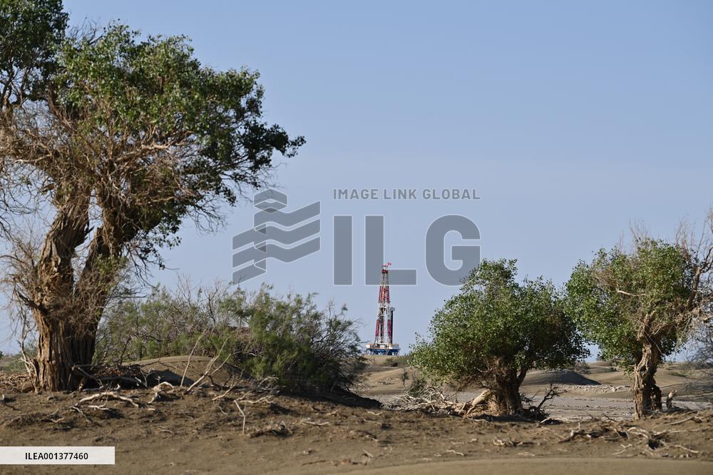 CHINA-XINJIANG-DRILLING-BOREHOLE-DEEP-EARTH-EXPLORATION (CN)