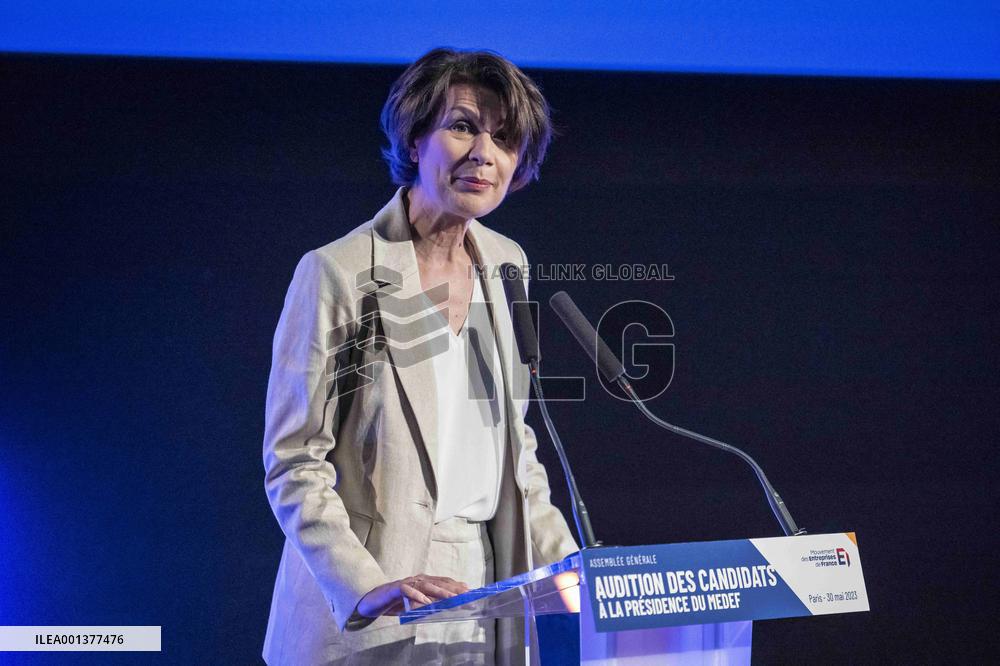 Audition For The MEDEF Presidency - Paris