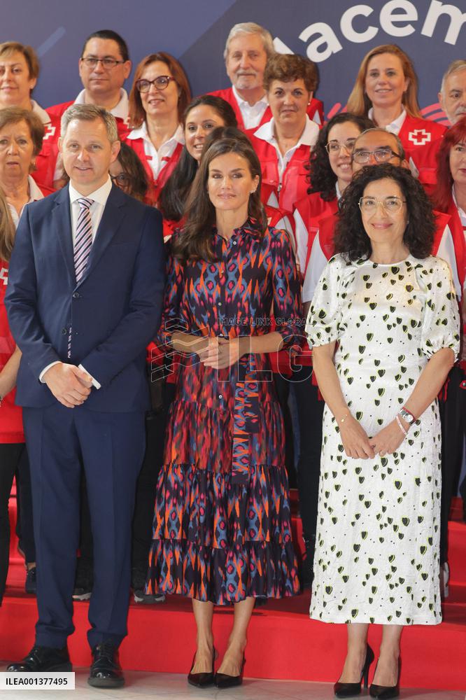 Queen Letizia Presides World Red Cross and Red Crescent Day Event - Madrid