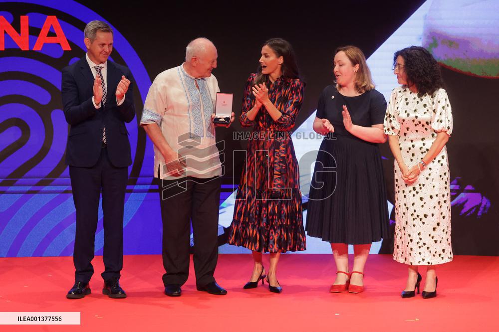 Queen Letizia Presides World Red Cross and Red Crescent Day Event - Madrid