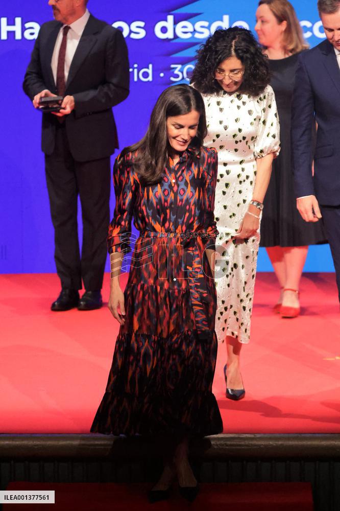 Queen Letizia Presides World Red Cross and Red Crescent Day Event - Madrid