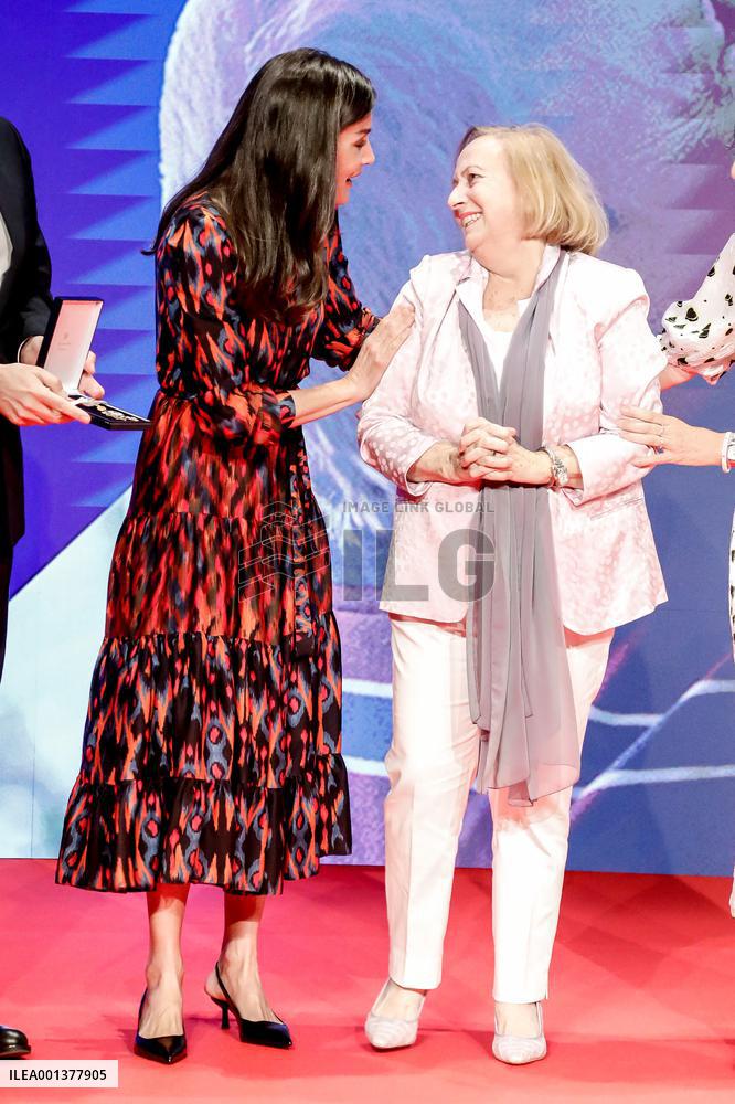 Queen Letizia Presides World Red Cross and Red Crescent Day Event - Madrid