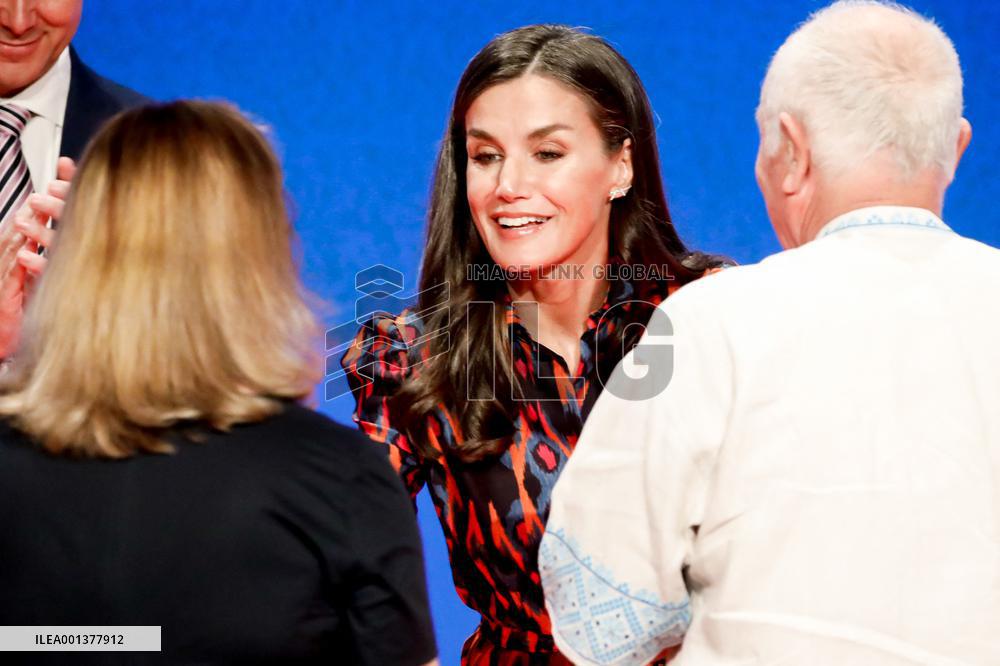 Queen Letizia Presides World Red Cross and Red Crescent Day Event - Madrid