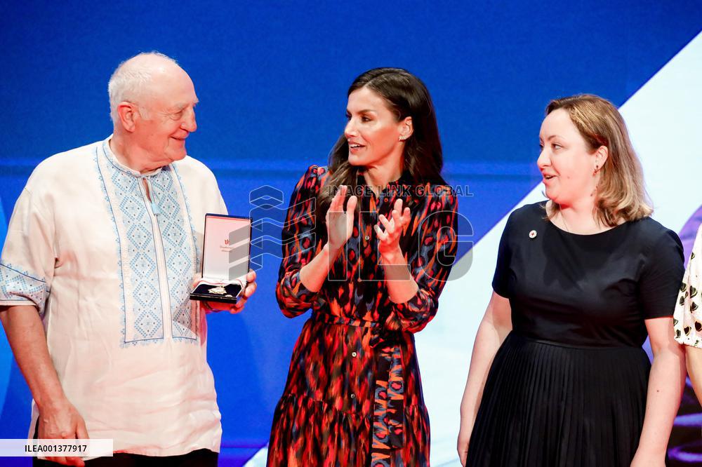 Queen Letizia Presides World Red Cross and Red Crescent Day Event - Madrid