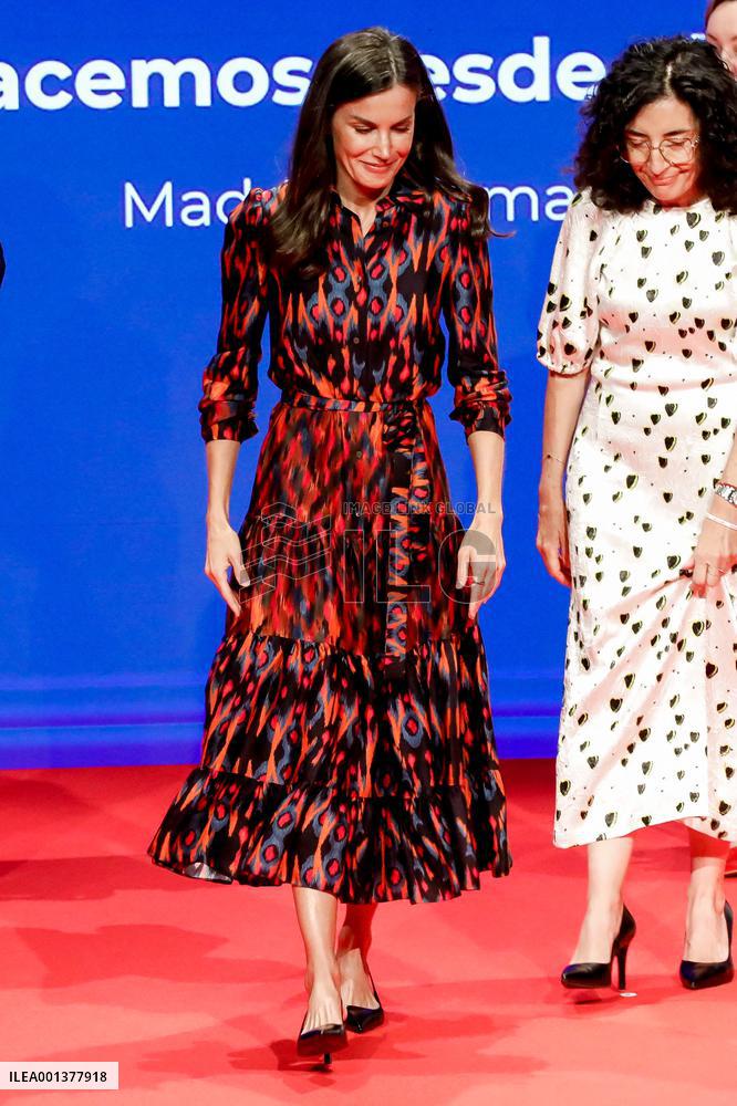 Queen Letizia Presides World Red Cross and Red Crescent Day Event - Madrid