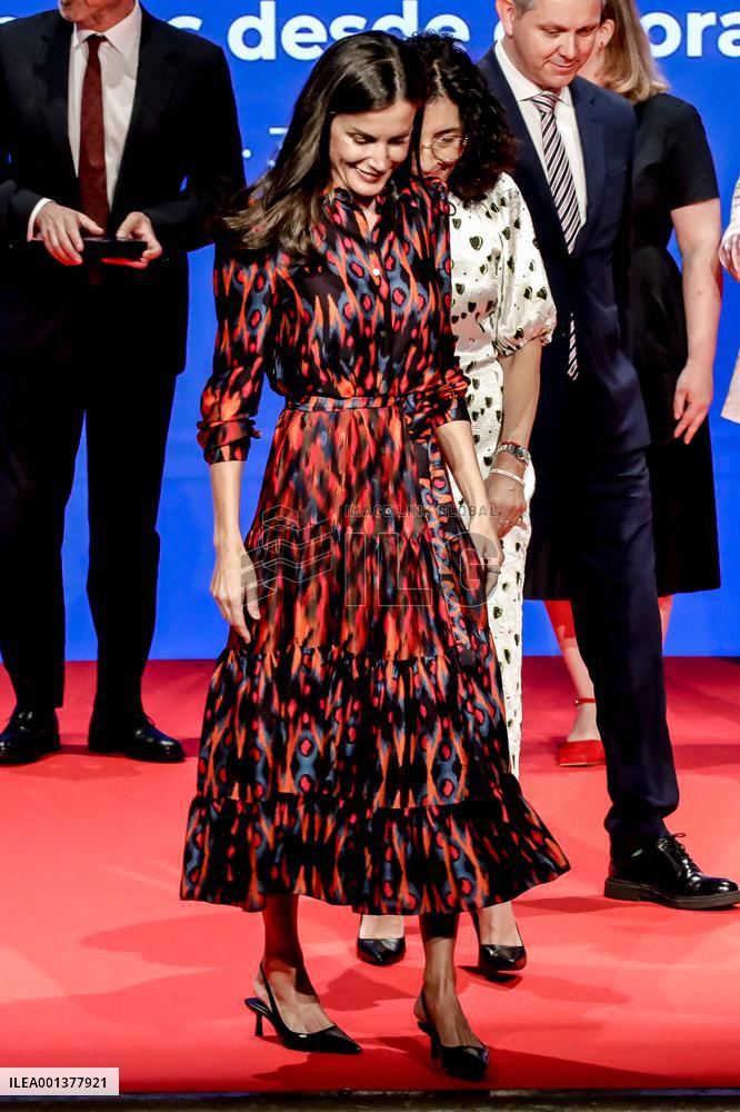 Queen Letizia Presides World Red Cross and Red Crescent Day Event - Madrid