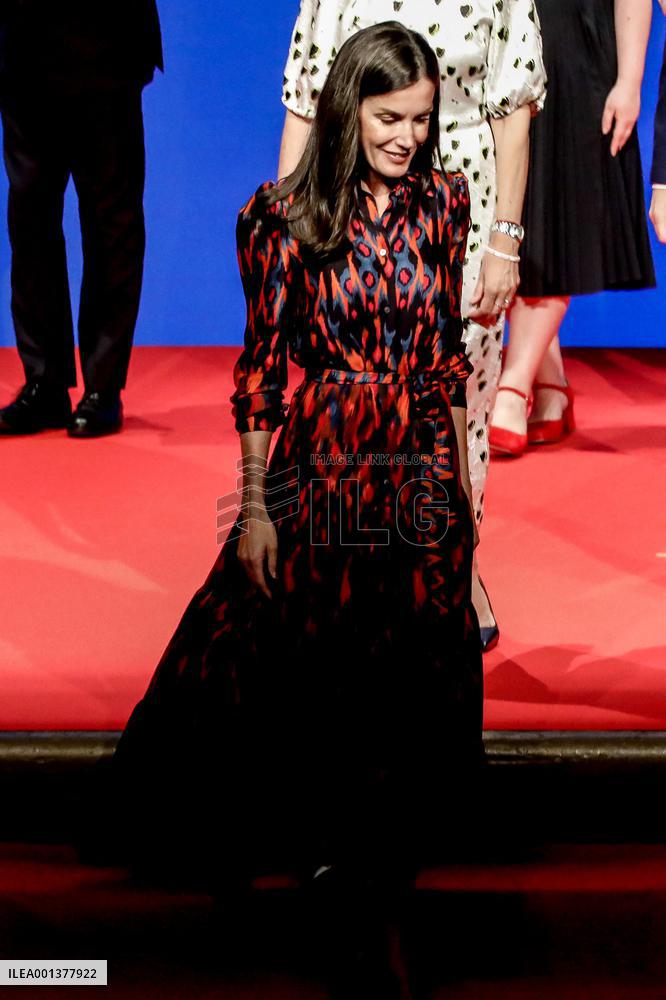 Queen Letizia Presides World Red Cross and Red Crescent Day Event - Madrid