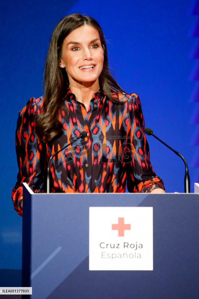 Queen Letizia Presides World Red Cross and Red Crescent Day Event - Madrid