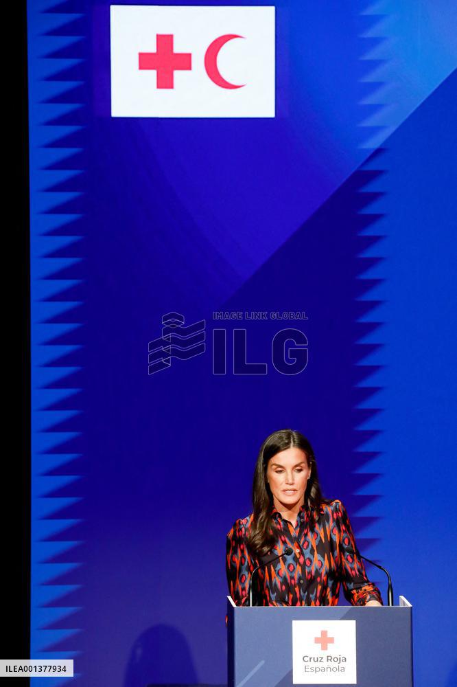 Queen Letizia Presides World Red Cross and Red Crescent Day Event - Madrid