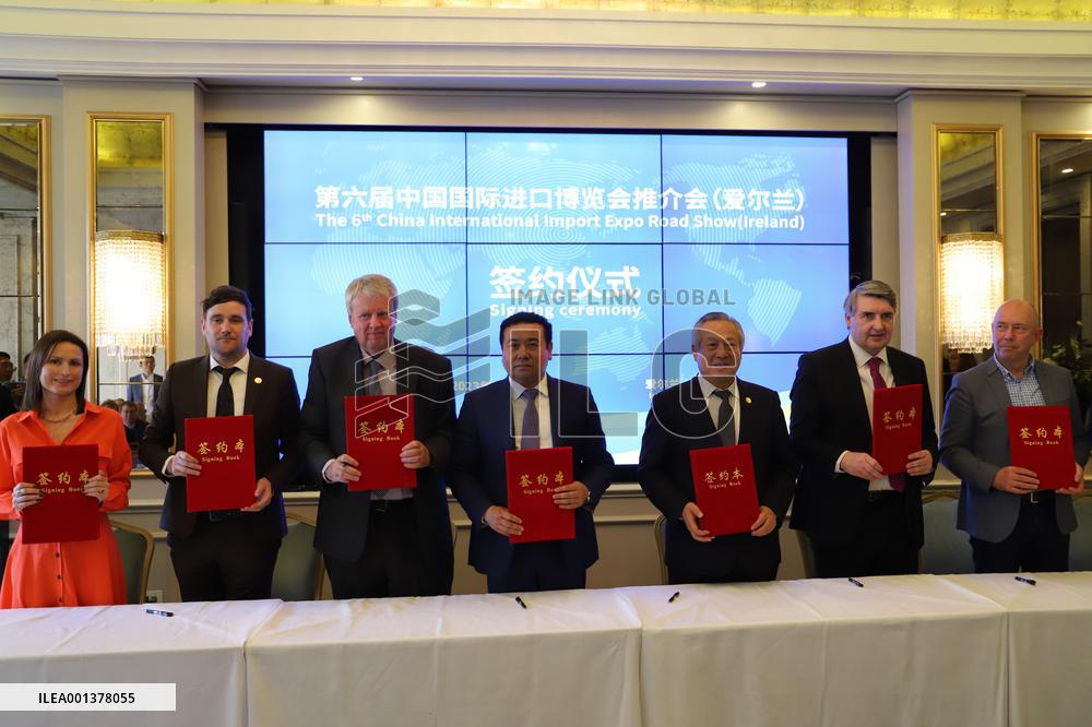 IRELAND-DUBLIN-CHINA-CIIE-ROADSHOW