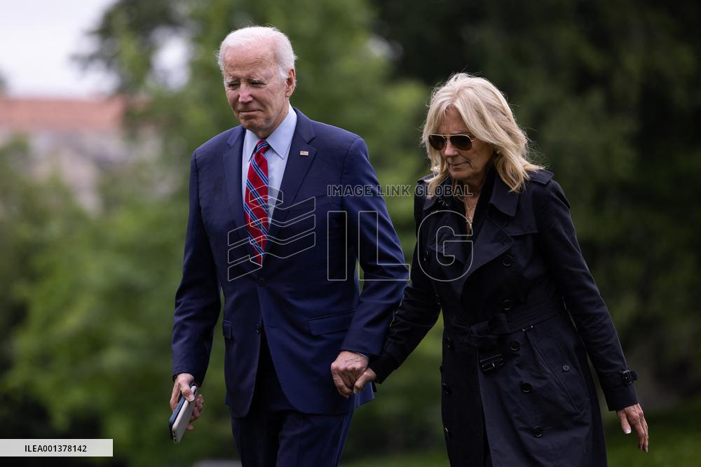 Joe And Jill Biden Arrive At The White House - Washington