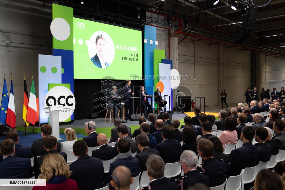 Inauguration of the ACC gigafactory - Billy-Berclau