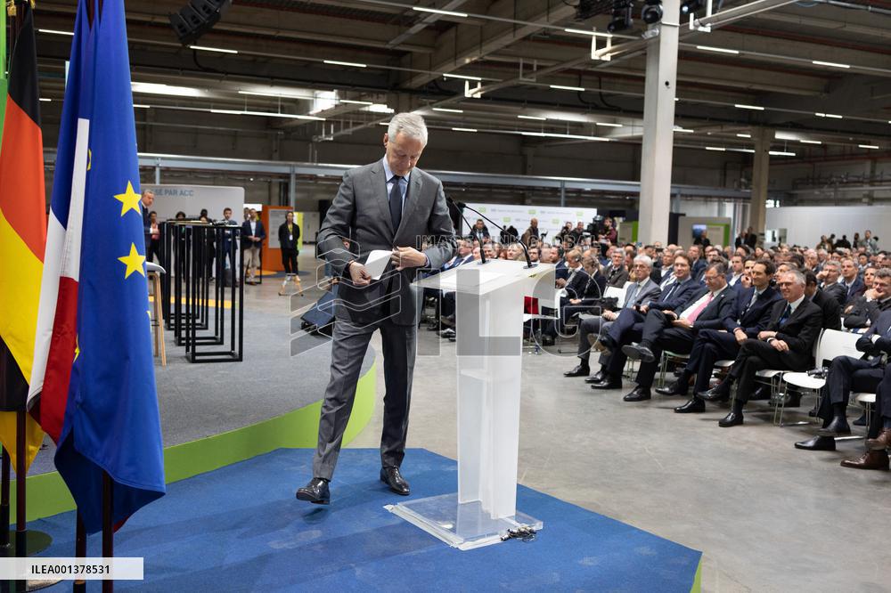 Inauguration of the ACC gigafactory - Billy-Berclau