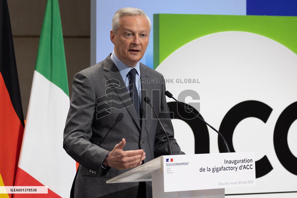 Inauguration of the ACC gigafactory - Billy-Berclau