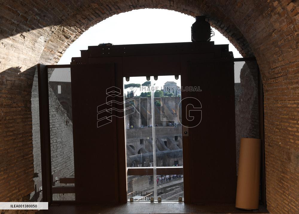Inauguration Of A Panoramic Elevator At The Colosseum - Rome