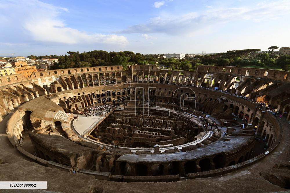 Inauguration Of A Panoramic Elevator At The Colosseum - Rome