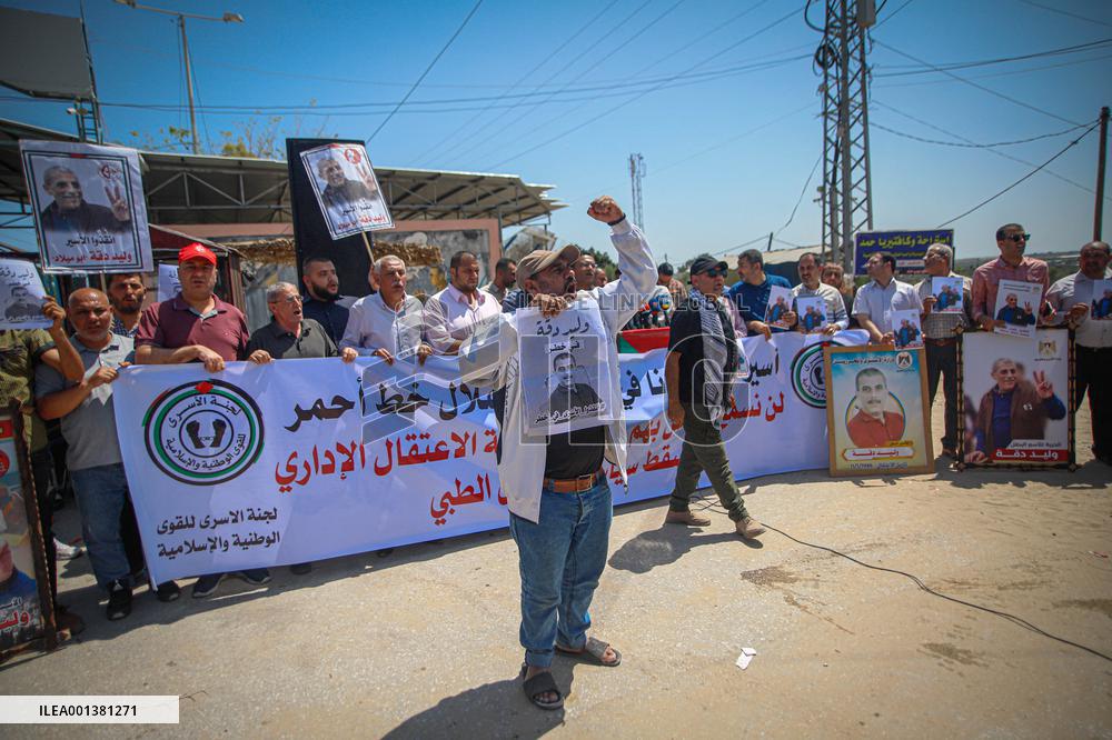 Demonstration In Support Of The Prisoner Walid Daqqa - Gaza