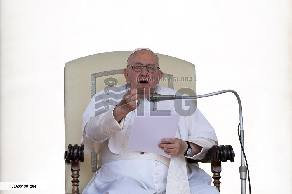 Pope Francis Weekly General Audience - Vatican