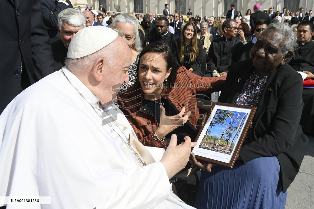 Pope Francis Weekly General Audience - Vatican