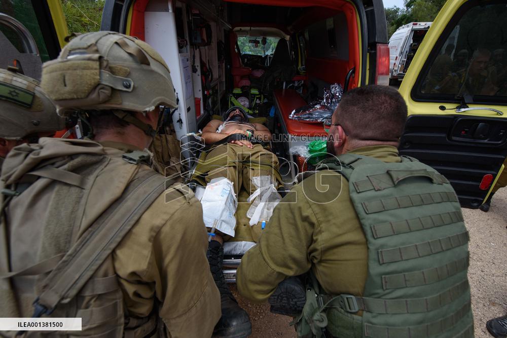 ISRAEL-YIFTAH-LEBANON-BORDER-MILITARY EXERCISE