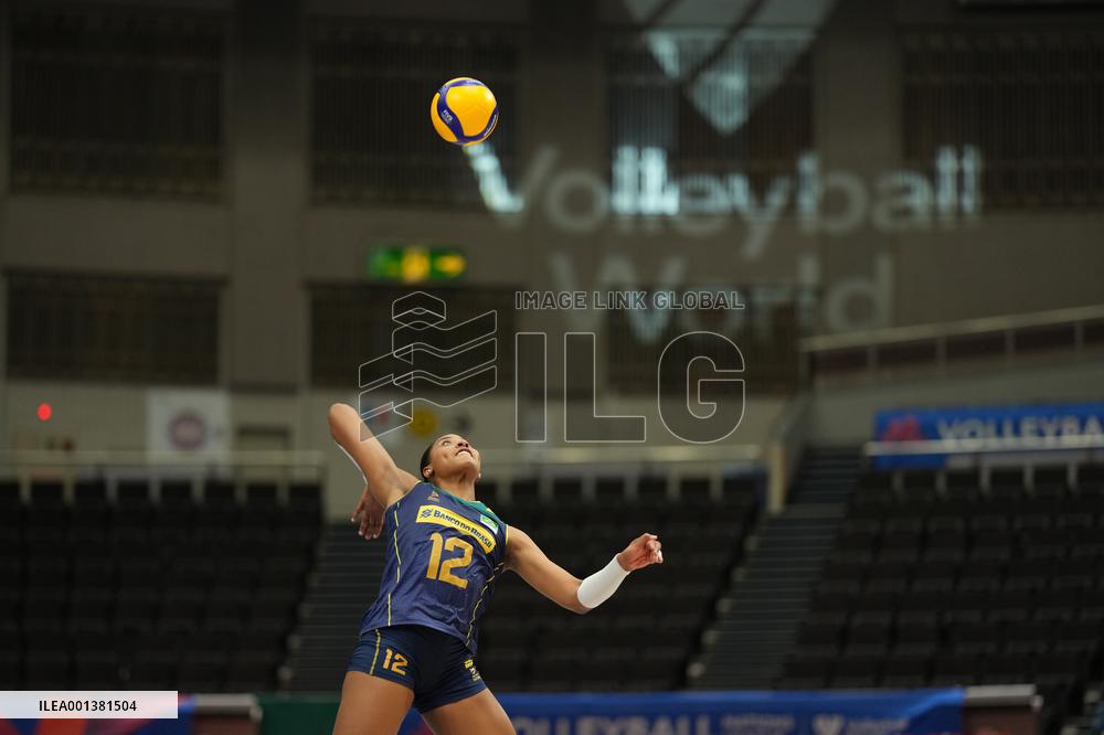 (SP)JAPAN-NAGOYA-VOLLEYBALL-NATIONS LEAGUE-WOMEN-CHN VS BRA
