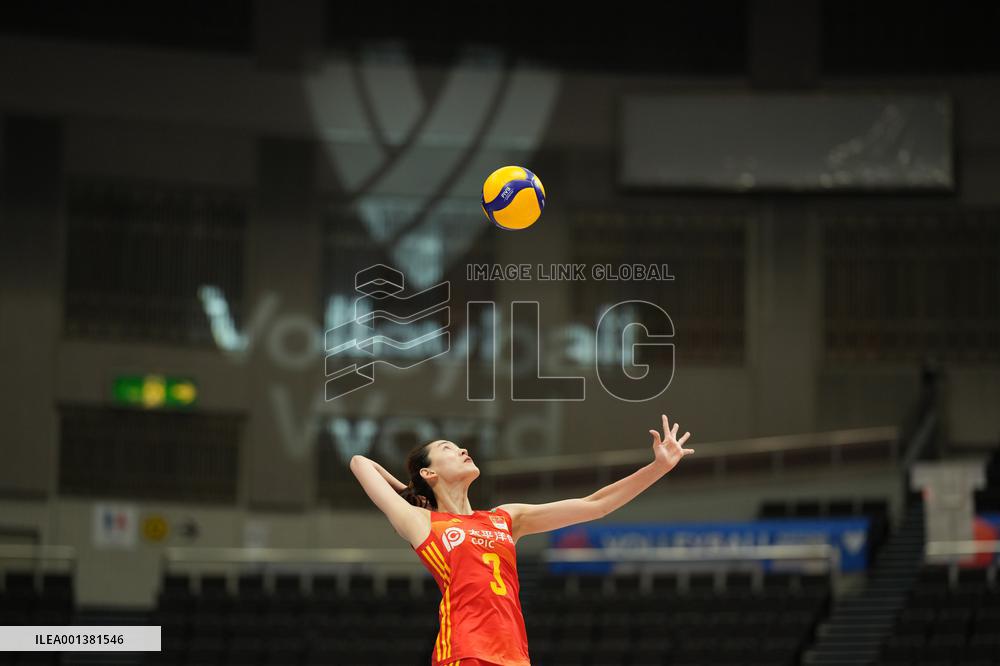 (SP)JAPAN-NAGOYA-VOLLEYBALL-NATIONS LEAGUE-WOMEN-CHN VS BRA