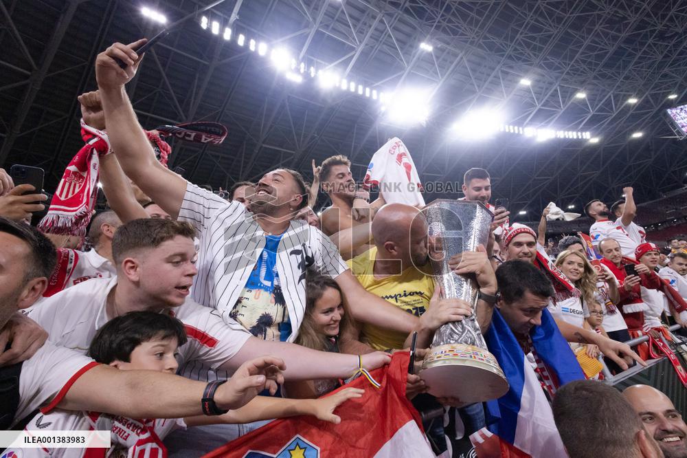 (SP) HUNGARY-BUDAPEST-FOOTBALL-EUROPA LEAGUE 2023-AS ROMA VS SEVILLA FC