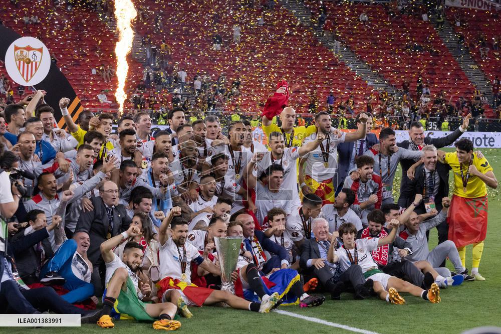 (SP) HUNGARY-BUDAPEST-FOOTBALL-EUROPA LEAGUE 2023-AS ROMA VS SEVILLA FC