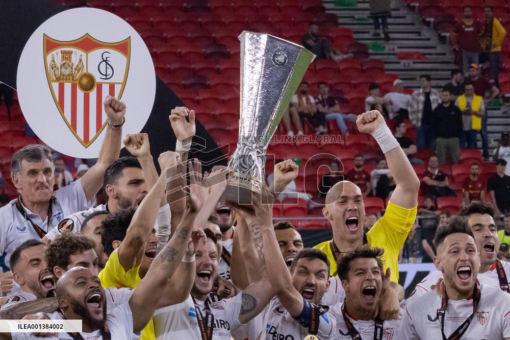 (SP) HUNGARY-BUDAPEST-FOOTBALL-EUROPA LEAGUE 2023-AS ROMA VS SEVILLA FC