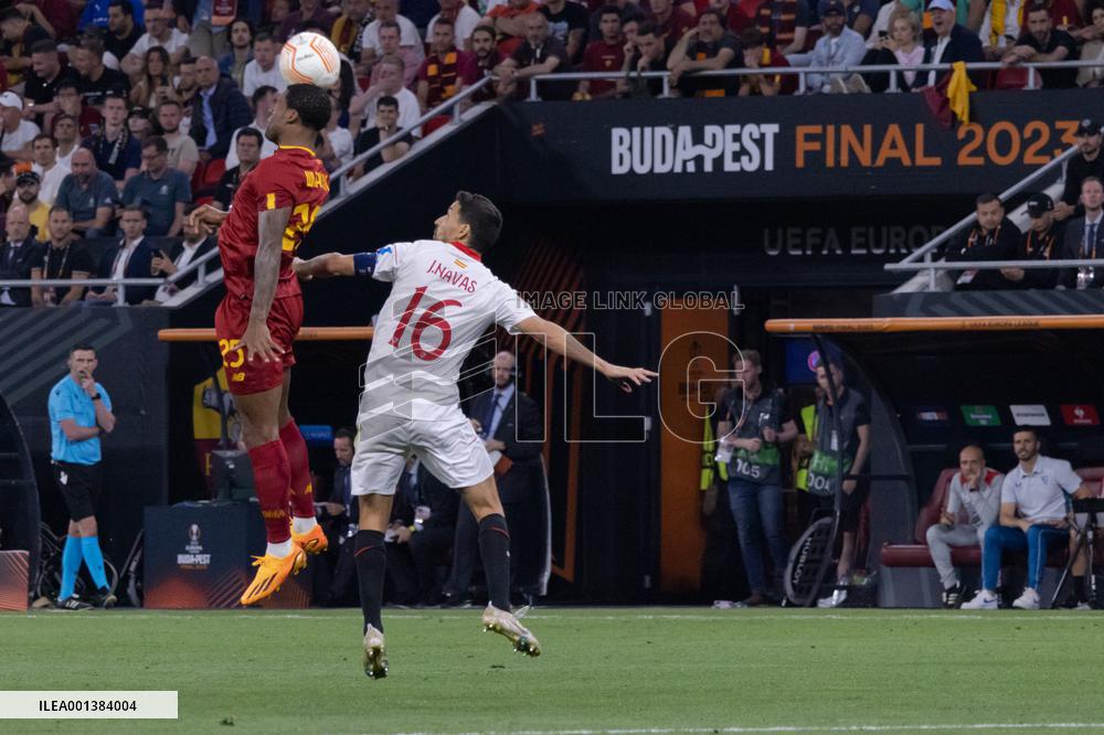 (SP) HUNGARY-BUDAPEST-FOOTBALL-EUROPA LEAGUE 2023-AS ROMA VS SEVILLA FC