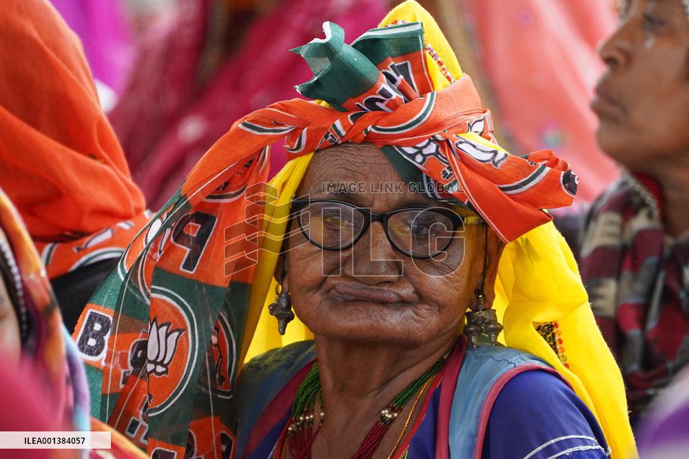 PM Modi Addresses Public Meeting In Ajmer - India