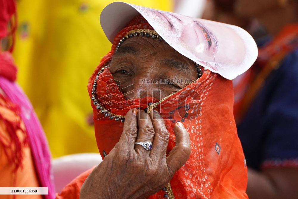 PM Modi Addresses Public Meeting In Ajmer - India