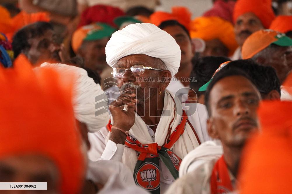 PM Modi Addresses Public Meeting In Ajmer - India