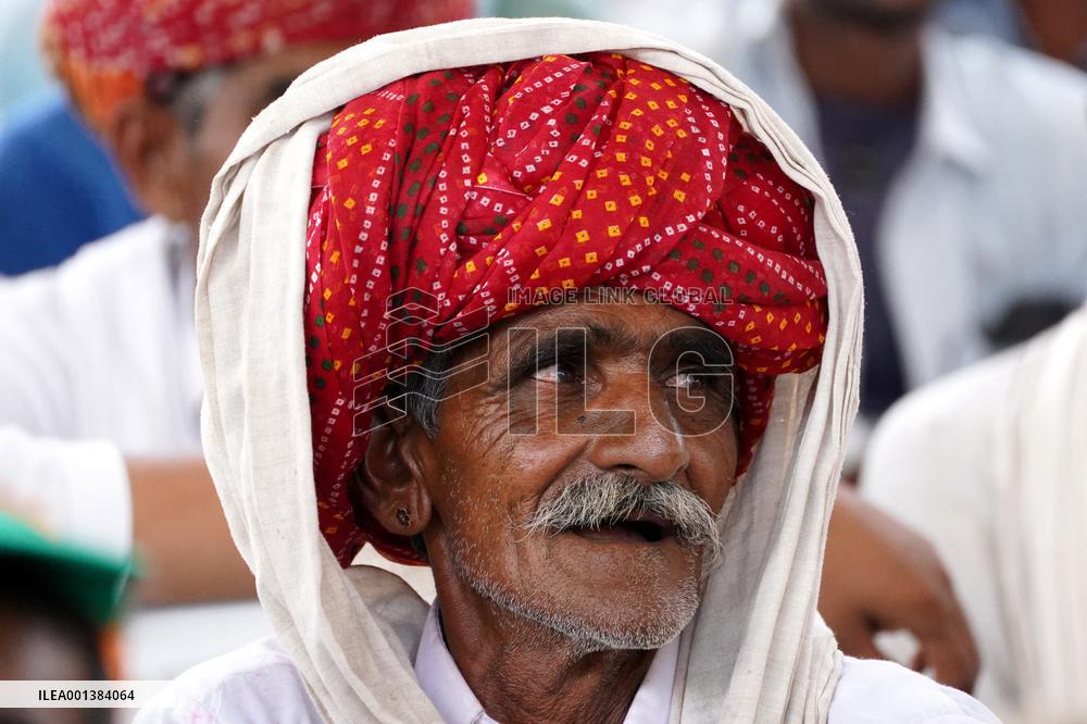 PM Modi Addresses Public Meeting In Ajmer - India