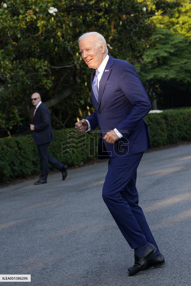 Joe Biden returns from Colorado - Washington
